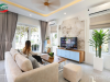 thiết kế nội thất nhà phố gỗ óc chó cao cấp