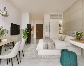 Thiết Kế Nội Thất Chung Cư Cao Cấp Đẳng Cấp 2026 | HQT Decor