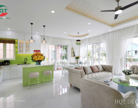 Thiết kế nội thất nhà phố tân cổ điển cao cấp