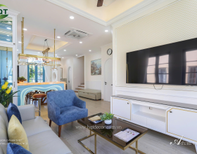 xu hướng thiết kế không gian sống mở hòa hợp thiên nhiên