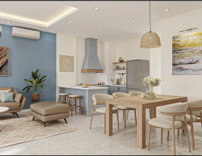THIẾT KẾ VILLA BIỂN - DỰ ÁN CHỊ NHUNG
