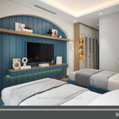 THIẾT KẾ VILLA NOVA HỒ TRÀM – HQT DECOR- PHONG CÁCH ĐỊA TRUNG HẢI