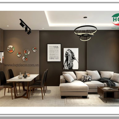 THIẾT KẾ CĂN HỘ – LAVIDA PLUS – HQT DECOR – PHONG CÁCH HIÊN ĐẠI 1