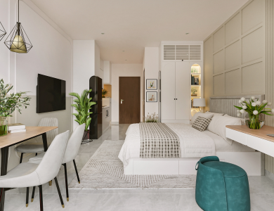 Thiết Kế Nội Thất Chung Cư Cao Cấp Đẳng Cấp 2026 | HQT Decor
