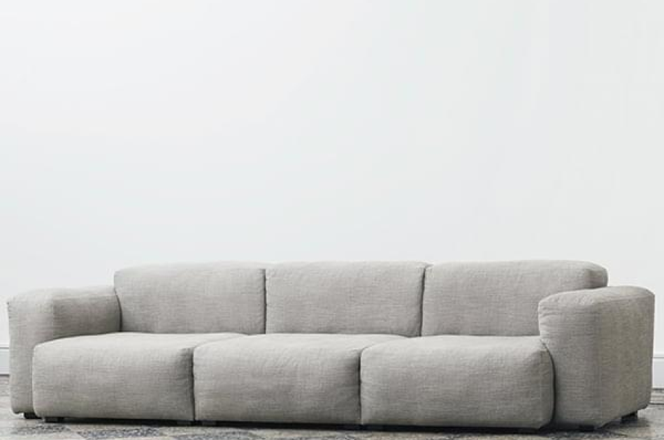  Sofa đơn cao cấp màu xám không gian
