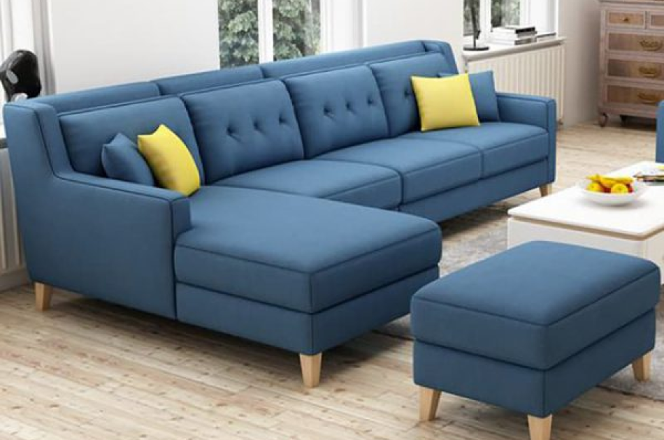  Sofa Góc màu xanh cao cấp