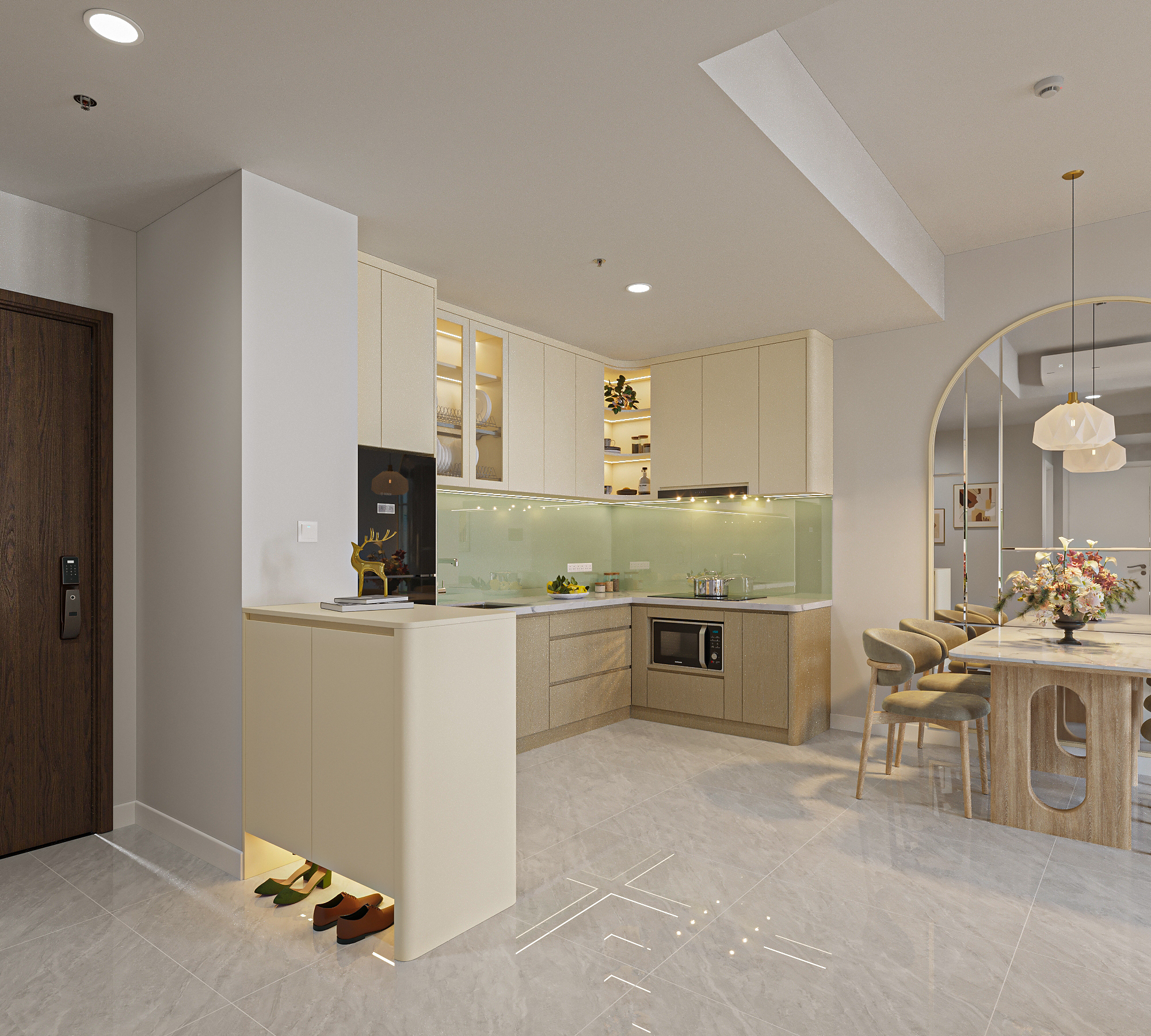 thi công nội thất nhà phố liền kề trọn gói