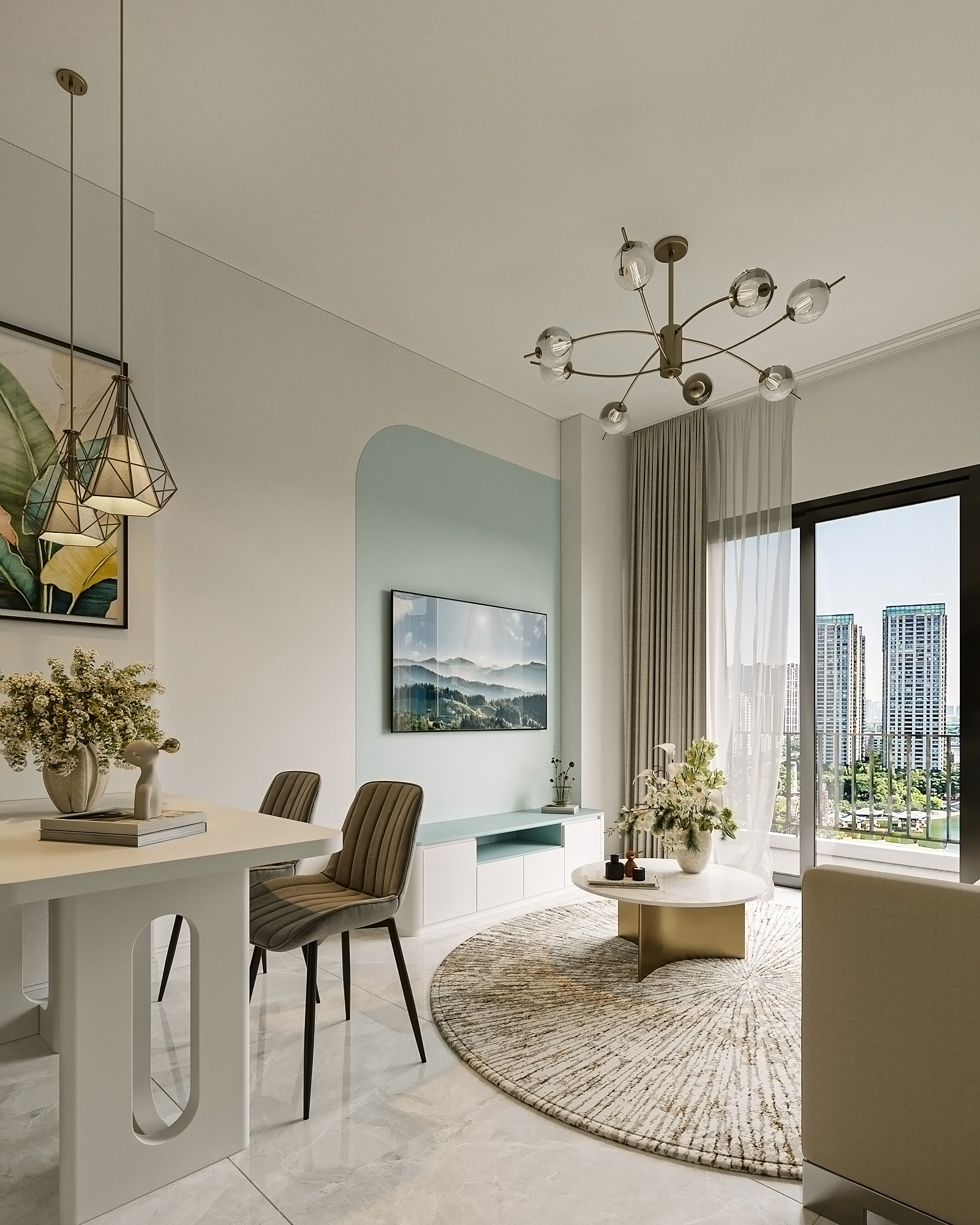 Không gian nội thất Luxury hiện đại cao cấp