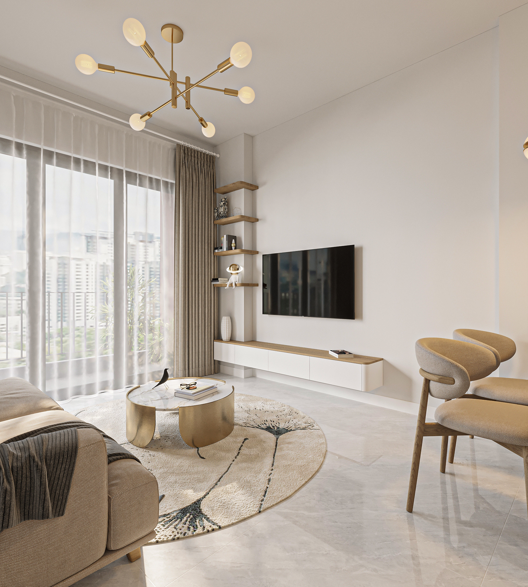 Thi công nội thất căn hộ Victoria Quận 2