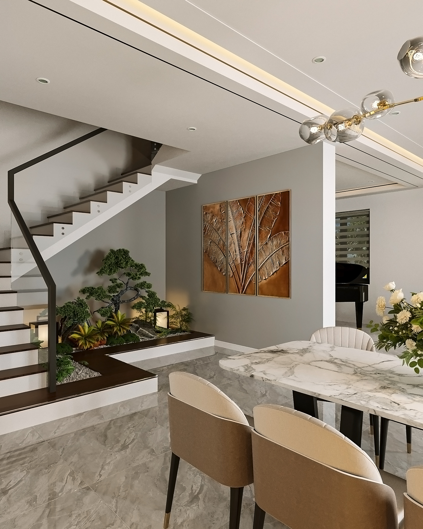 Phong cách nội thất Wabi-Sabi cho căn hộ tối giản
