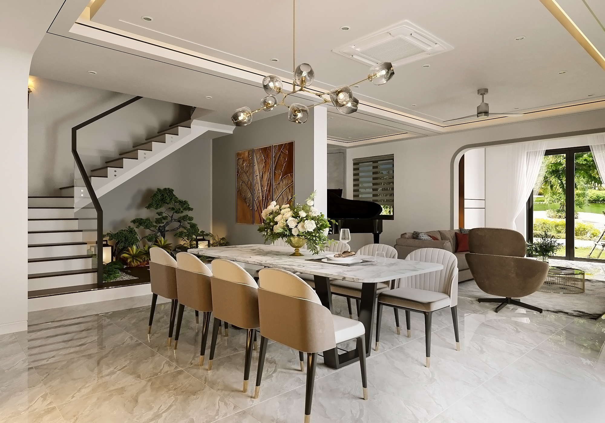 Phong cách nội thất Wabi-Sabi cho căn hộ tối giản