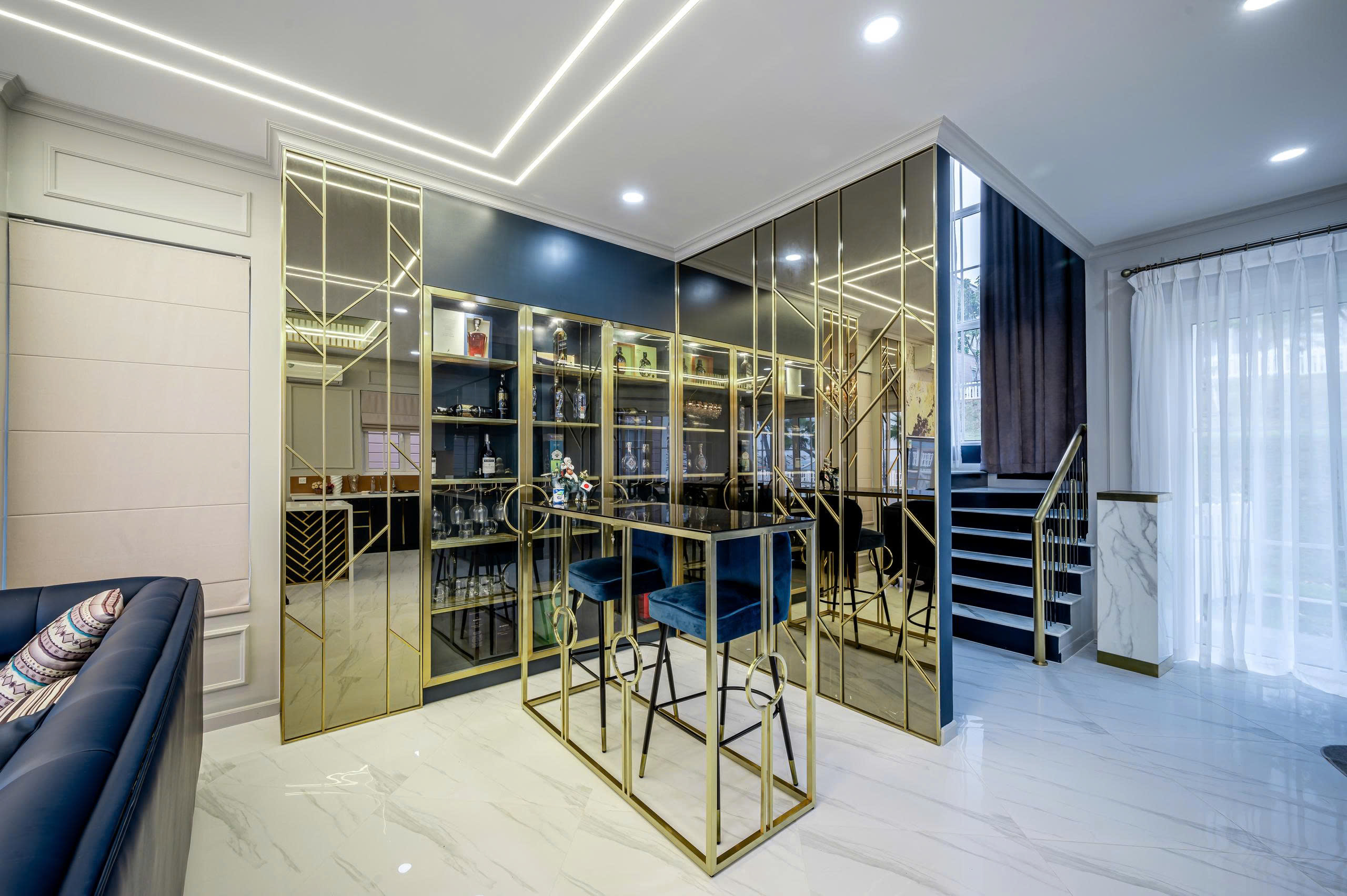 Đơn vị chuyên thiết kế nội thất nhà phố cao cấp