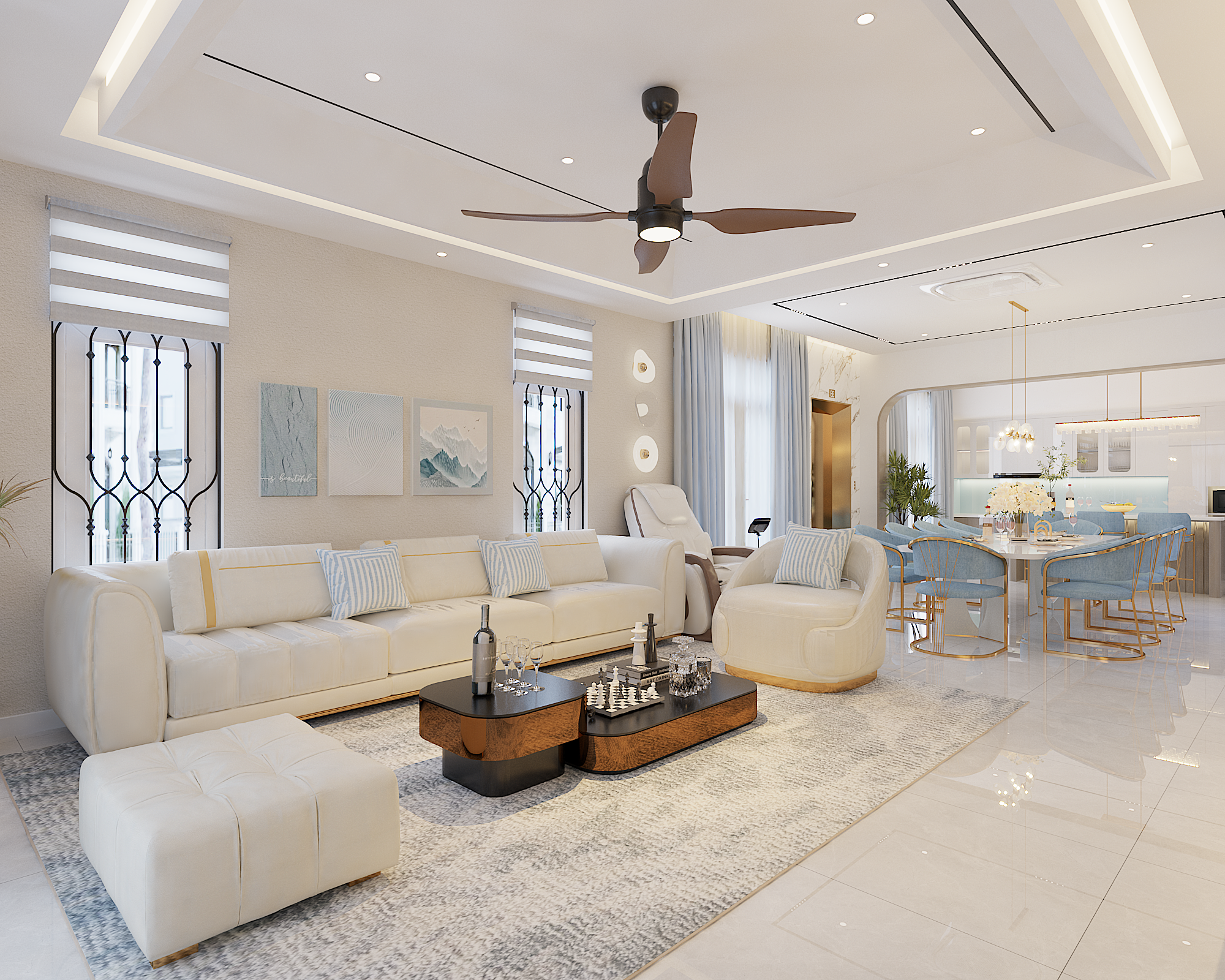 ​  Thiết kế nội thất nhà phố theo yêu cầu tại HCM