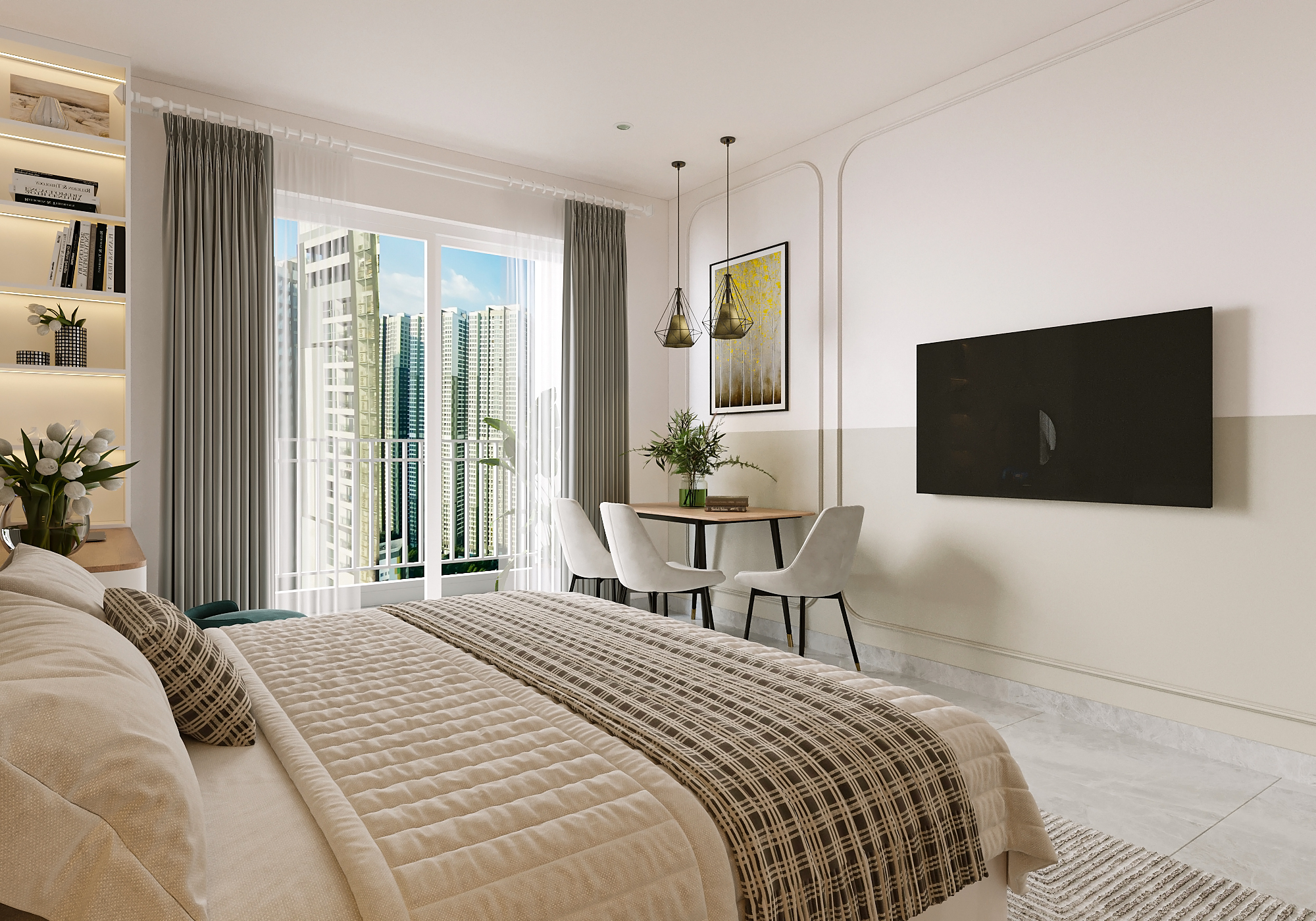 Thiết Kế Nội Thất Chung Cư Cao Cấp Đẳng Cấp 2026 | HQT Decor