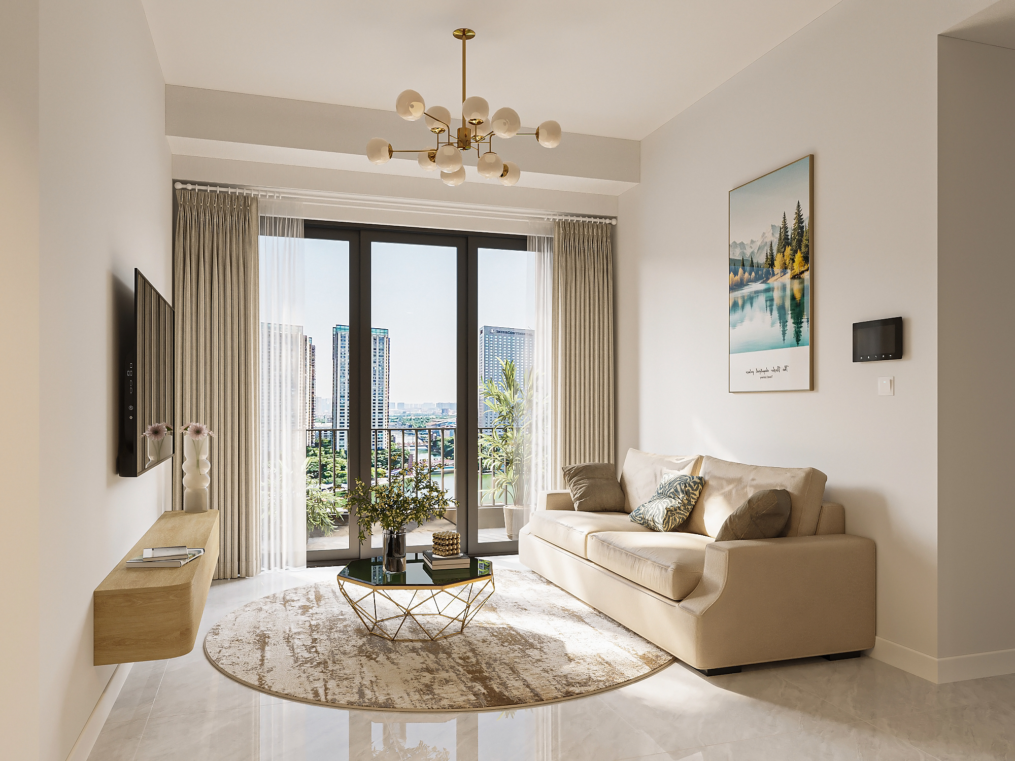 giải pháp bố trí nội thất phong cách Luxury tối ưu không gian