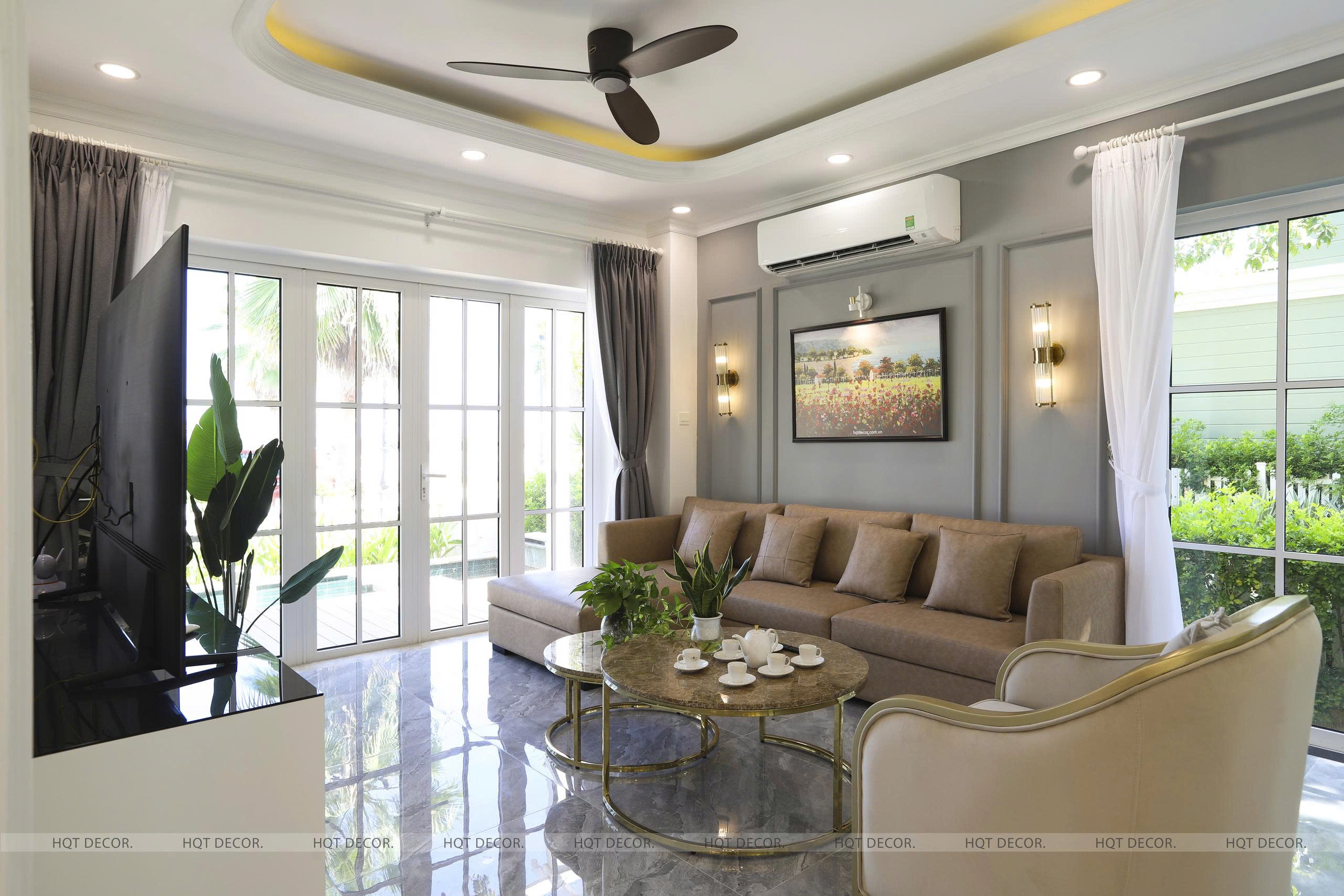 Mẫu thiết kế nội thất căn hộ The Global City sang trọng
