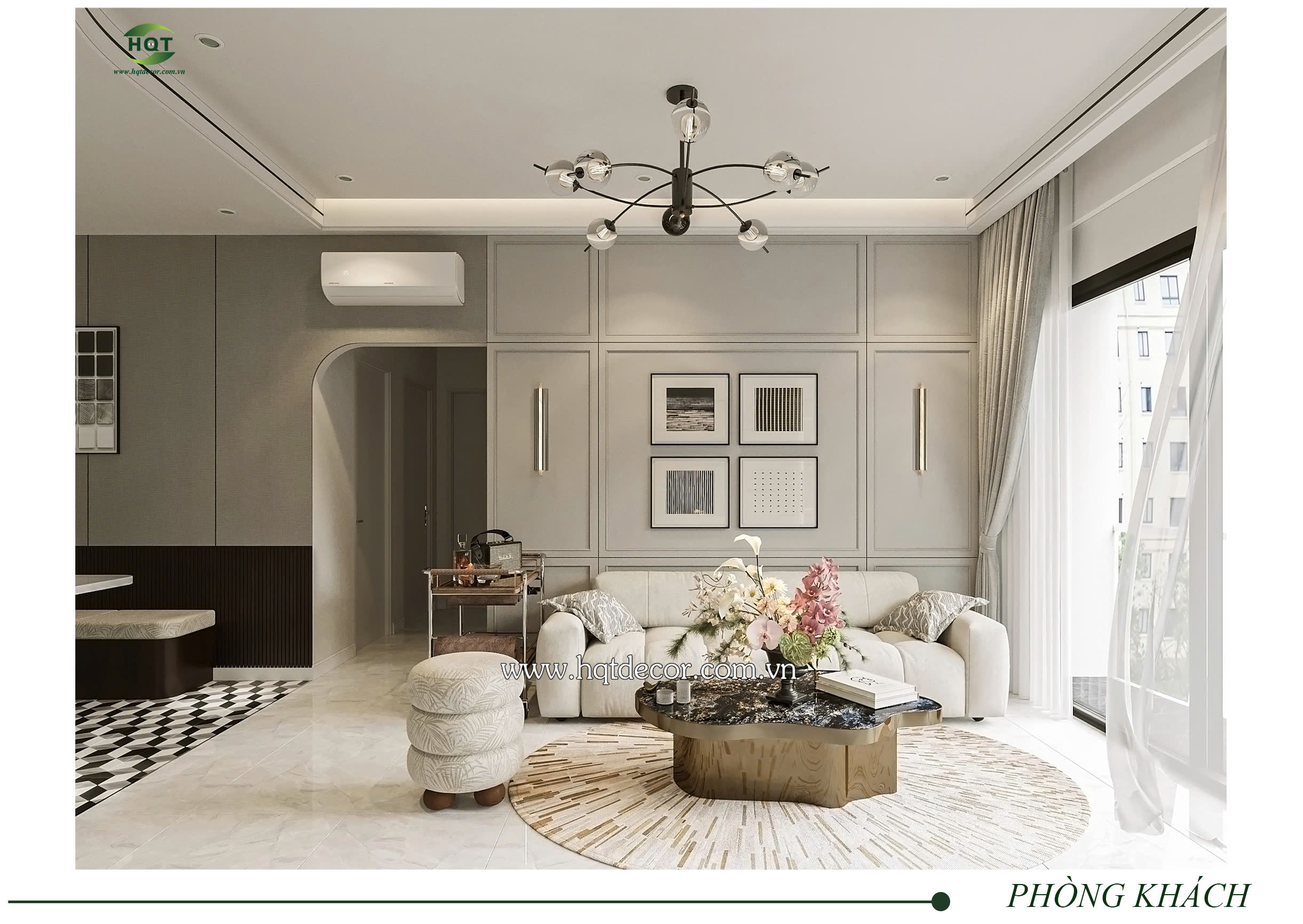 Mẫu thiết kế nội thất chung cư diện tích lớn